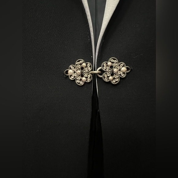 Kasper black & gray blazer jacket - Picture 3 of 3